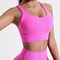 Cross Back High Support Sports Bra for Women – Padded Gym Training & Yoga Bra
