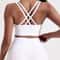 Cross Back High Support Sports Bra for Women – Padded Gym Training & Yoga Bra