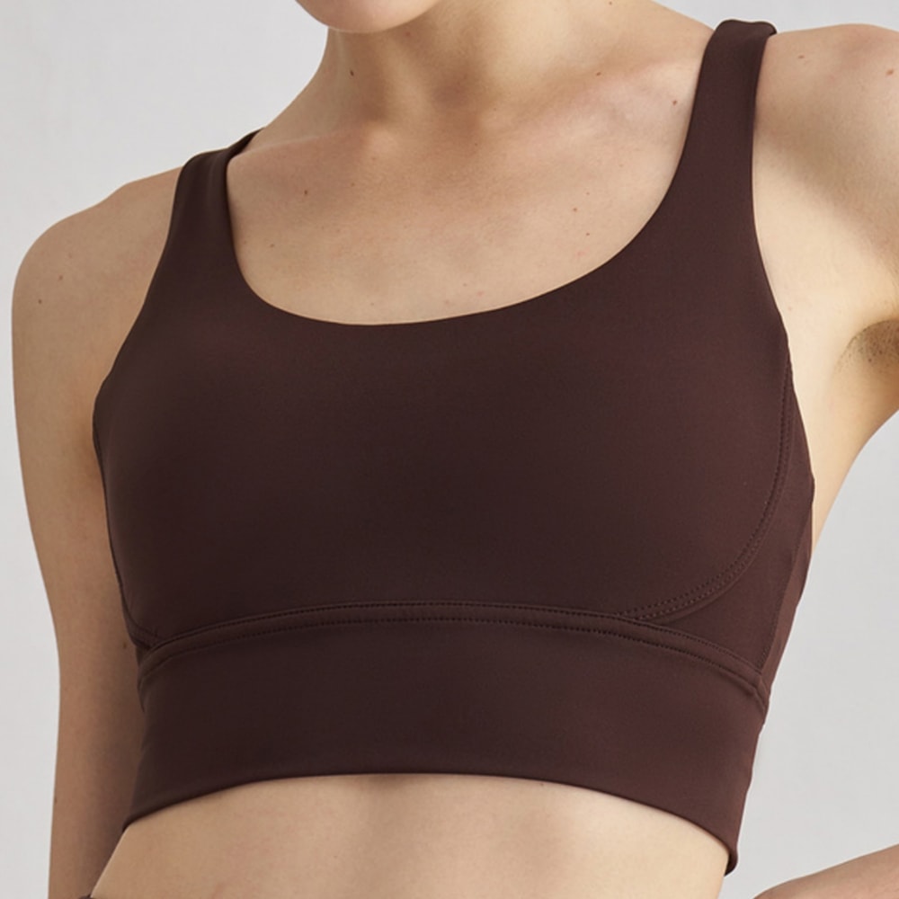 Cross Back High Support Sports Bra for Women – Padded Gym Training & Yoga Bra