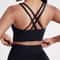 Cross Back High Support Sports Bra for Women – Padded Gym Training & Yoga Bra