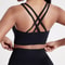 Cross Back High Support Sports Bra for Women – Padded Gym Training & Yoga Bra