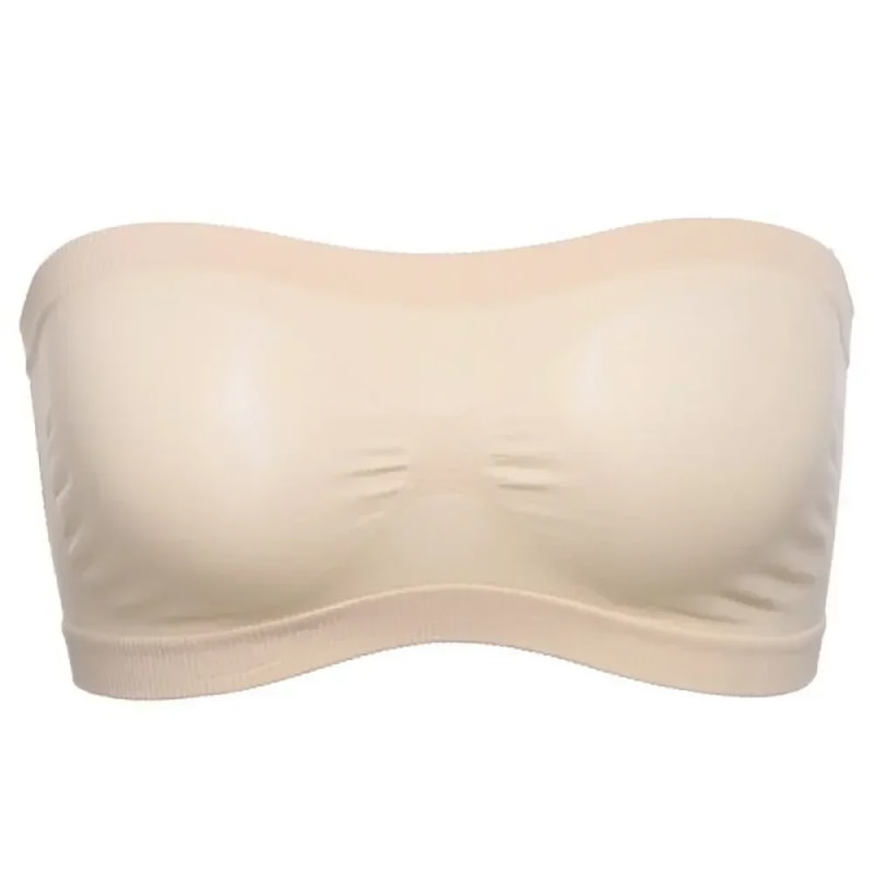 AirFlex Seamless Mesh Tube Bra For Women Strapless Bra Tube Bra Comfort Support 9