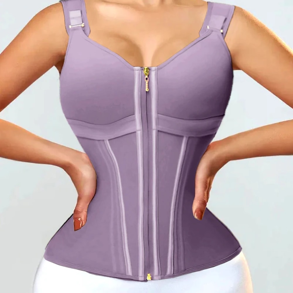 Colombian Shapewear Waist Trainer Vest With High Compression Tummy Control 0