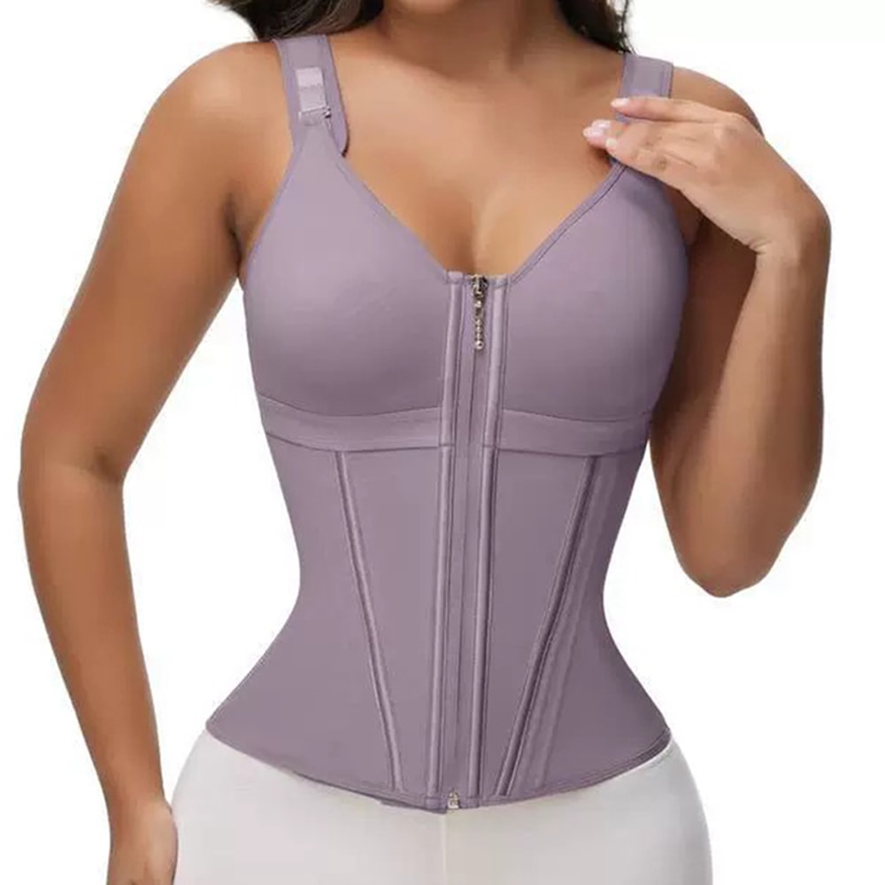 Colombian Shapewear Waist Trainer Vest With High Compression Tummy Control 1