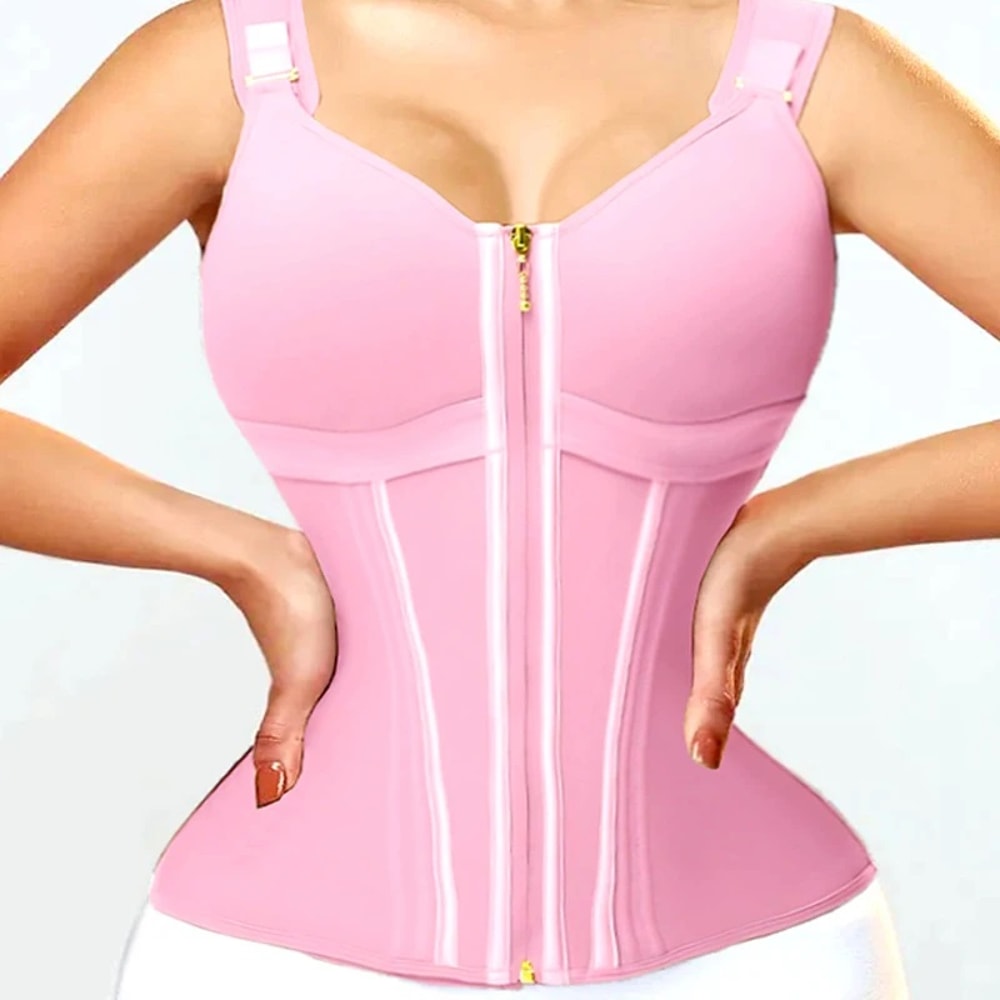 Colombian Shapewear Waist Trainer Vest With High Compression Tummy Control 8