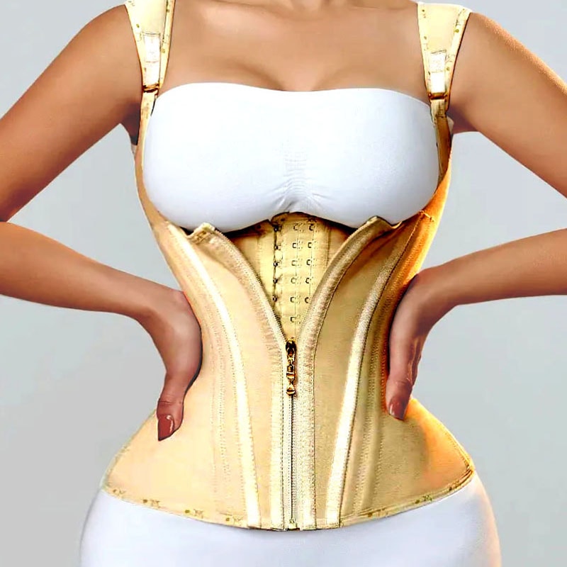 Colombian Shapewear Waist Trainer Vest With High Compression Tummy Control 10