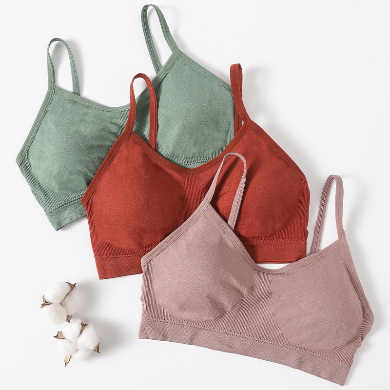 CloudComfort Seamless Wirefree Bra for Women Soft Support Sports Bralette