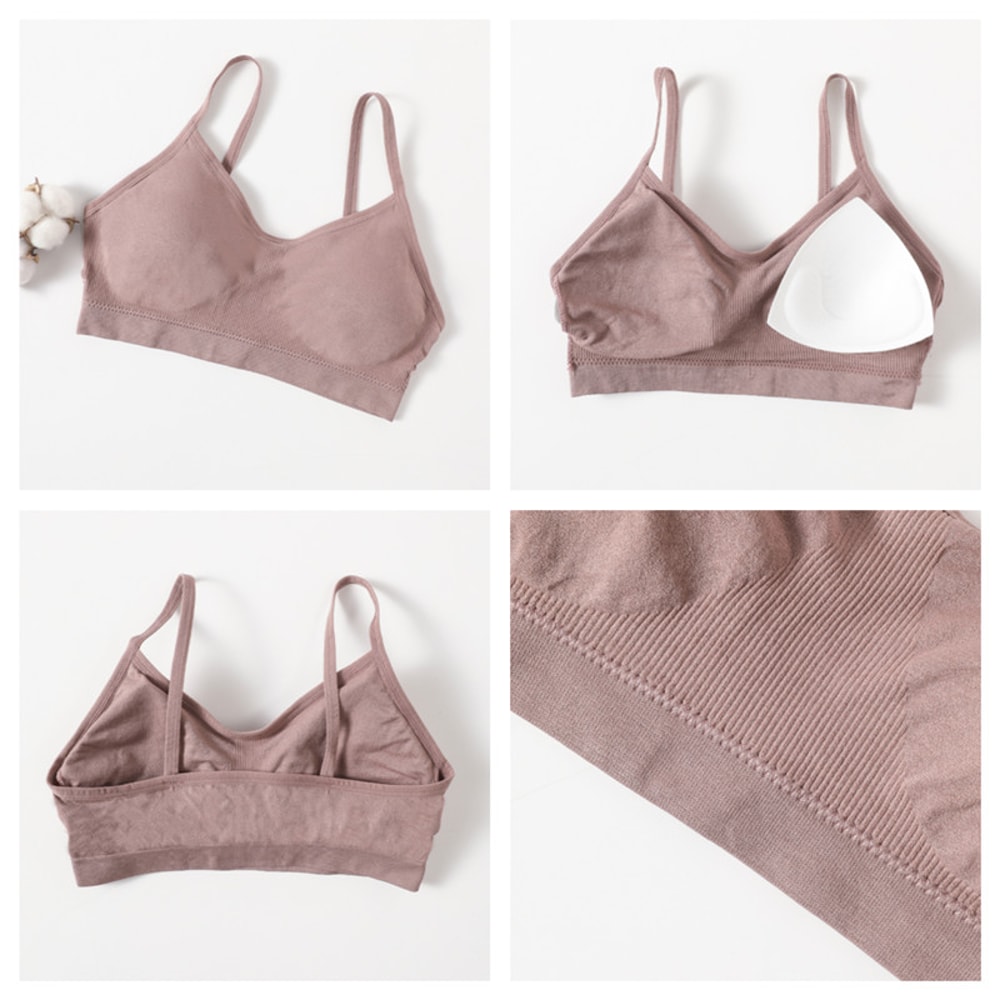 CloudComfort Seamless Wirefree Bra for Women Soft Support Sports Bralette