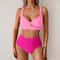 SunCurve Cross Strap High Waist Push Up Bikini Set For Women 9