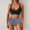SunCurve Cross Strap High Waist Push Up Bikini Set For Women 14