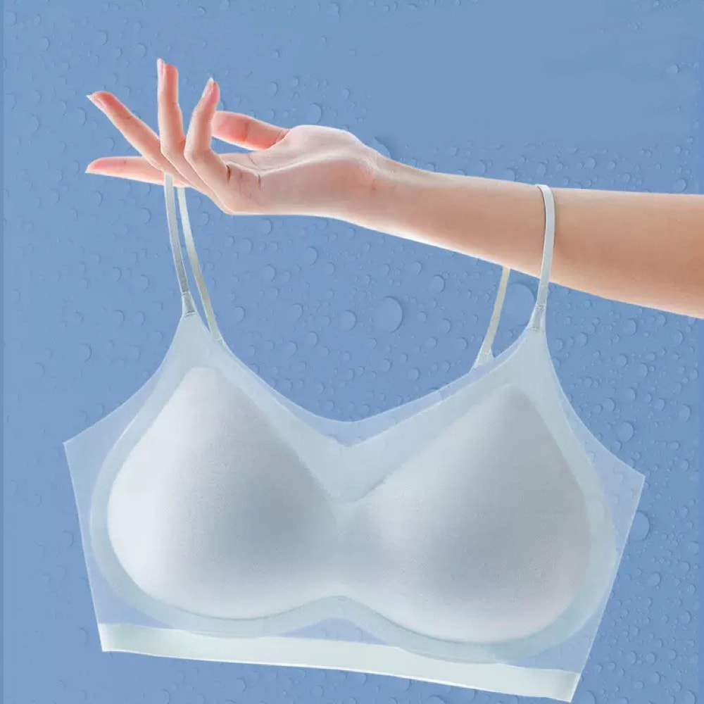 AirSoft Ice Silk Seamless Bra Wireless Padded Comfort Bra For Women 0