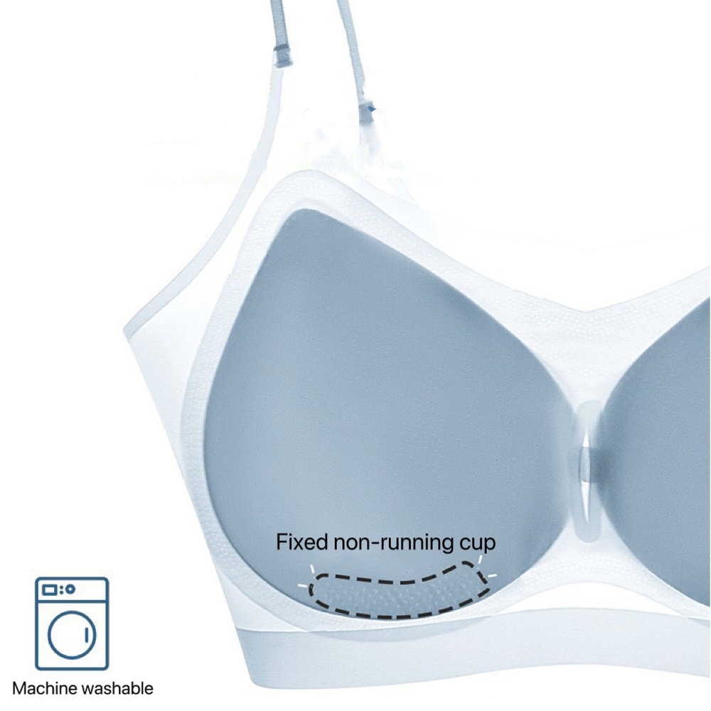 AirSoft Ice Silk Seamless Bra Wireless Padded Comfort Bra For Women 1