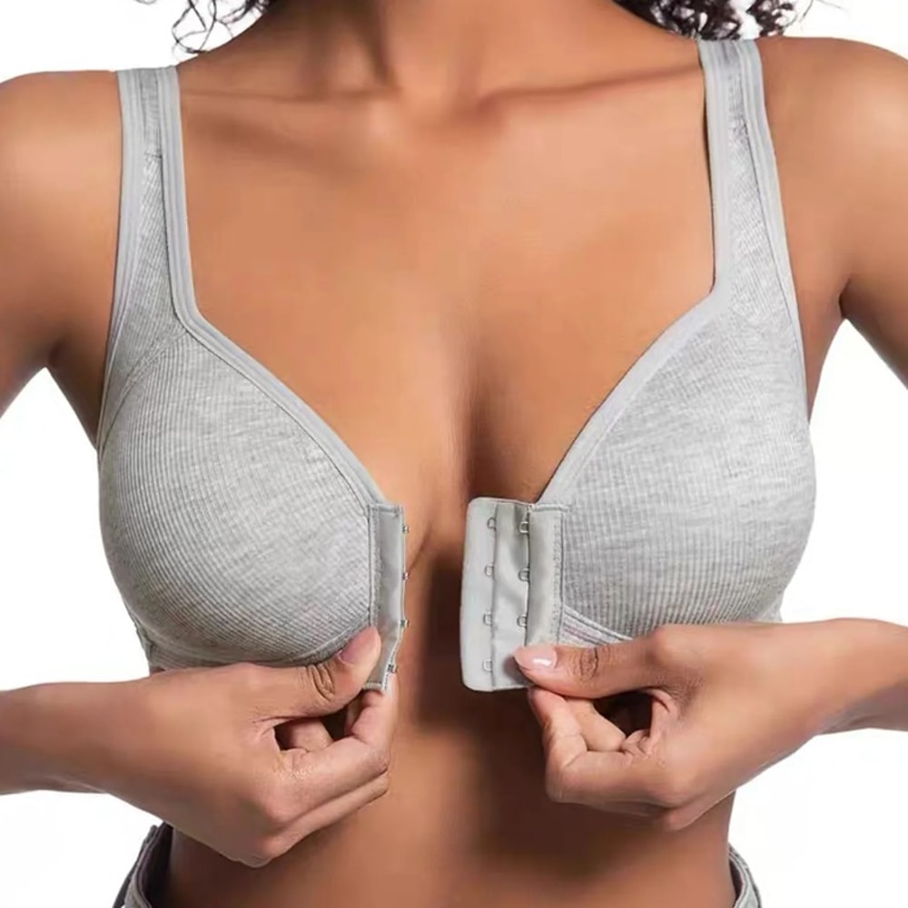 EaseLift Front Closure Comfort Bra For Women Lightweight Push Up Sleep Everyday Support 4