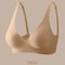 Seamless Deep V Push Up Bra for Women – Wireless Padded Bralette with Beauty Back Support