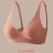 Seamless Deep V Push Up Bra for Women – Wireless Padded Bralette with Beauty Back Support