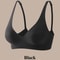 Seamless Deep V Push Up Bra for Women – Wireless Padded Bralette with Beauty Back Support