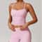 FlexFlow Built In Bra Yoga Tank Top For Women Workout Pilates Running Activewear 1