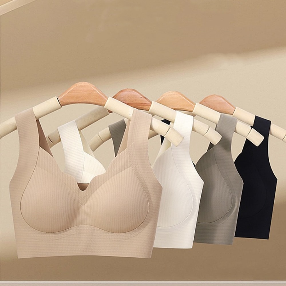 CloudFit Seamless Wireless Bralette Tank with Removable Pads for Everyday Comfort