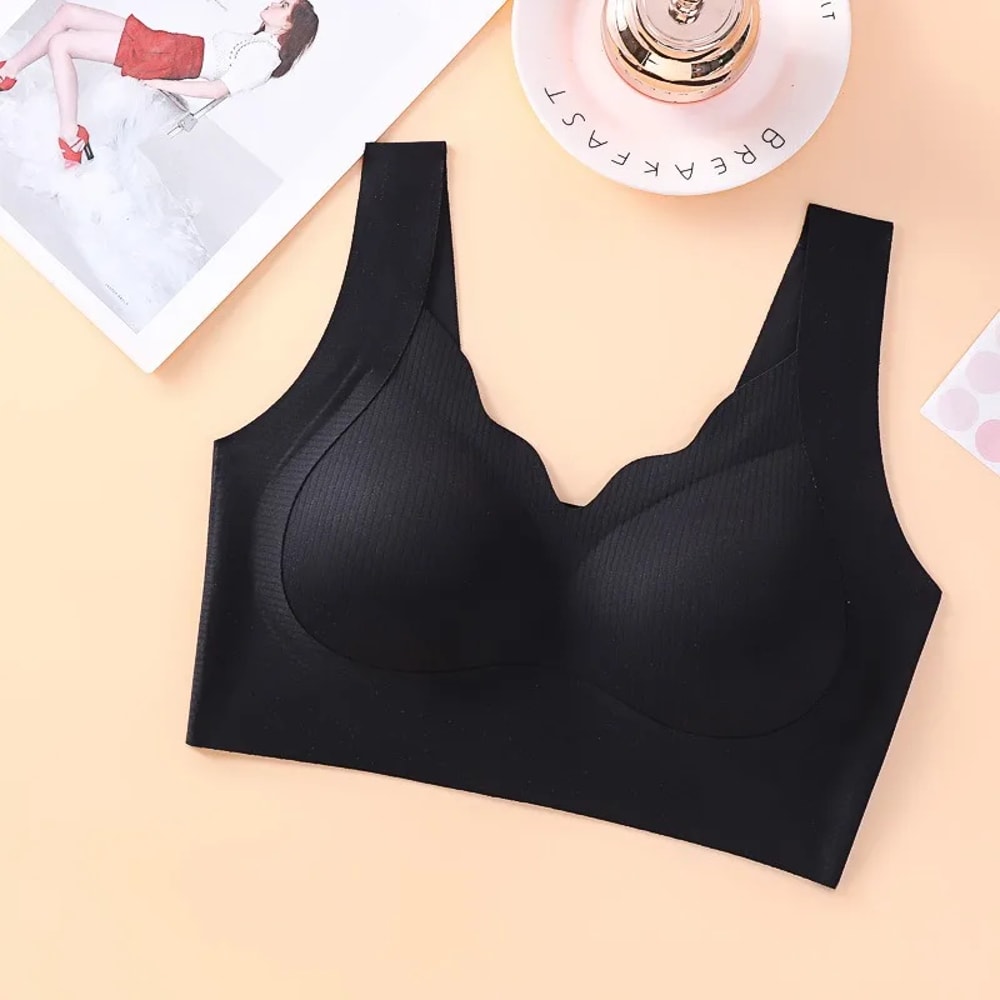 CloudFit Seamless Wireless Bralette Tank with Removable Pads for Everyday Comfort