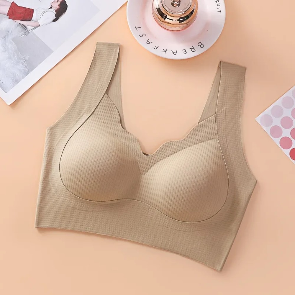 CloudFit Seamless Wireless Bralette Tank with Removable Pads for Everyday Comfort