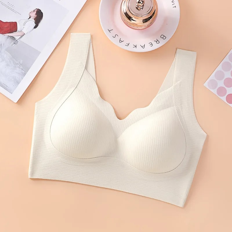 CloudFit Seamless Wireless Bralette Tank with Removable Pads for Everyday Comfort