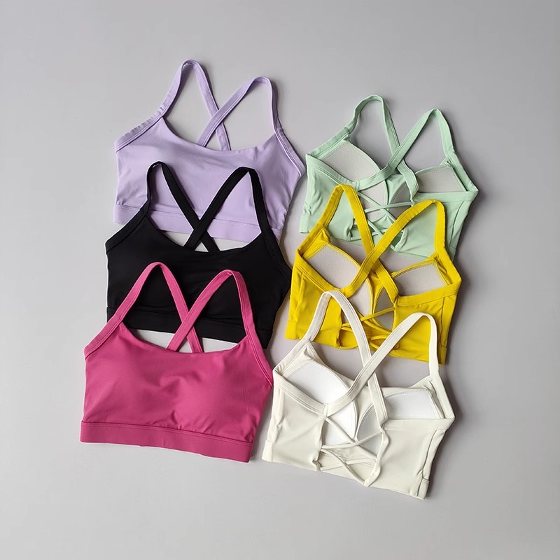 FlexLift CrossBack Sports Bra For Yoga Gym Everyday Comfort 3