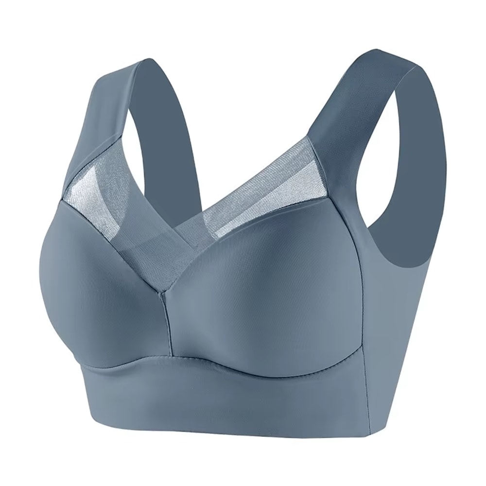FallSweet Seamless Wireless Push Up Bra for Plus Size Women – Breathable Lace Comfort Bralette