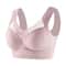 FallSweet Seamless Wireless Push Up Bra for Plus Size Women – Breathable Lace Comfort Bralette