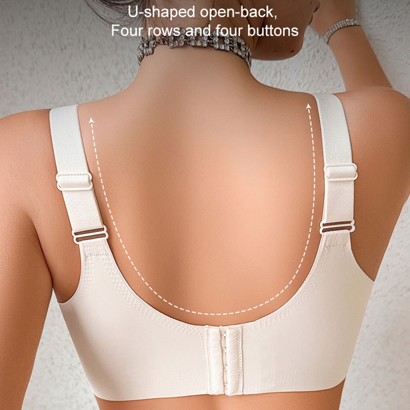 ComfortLift Seamless Minimizer Bra For Women Wireless Full Coverage Push Up Support 1