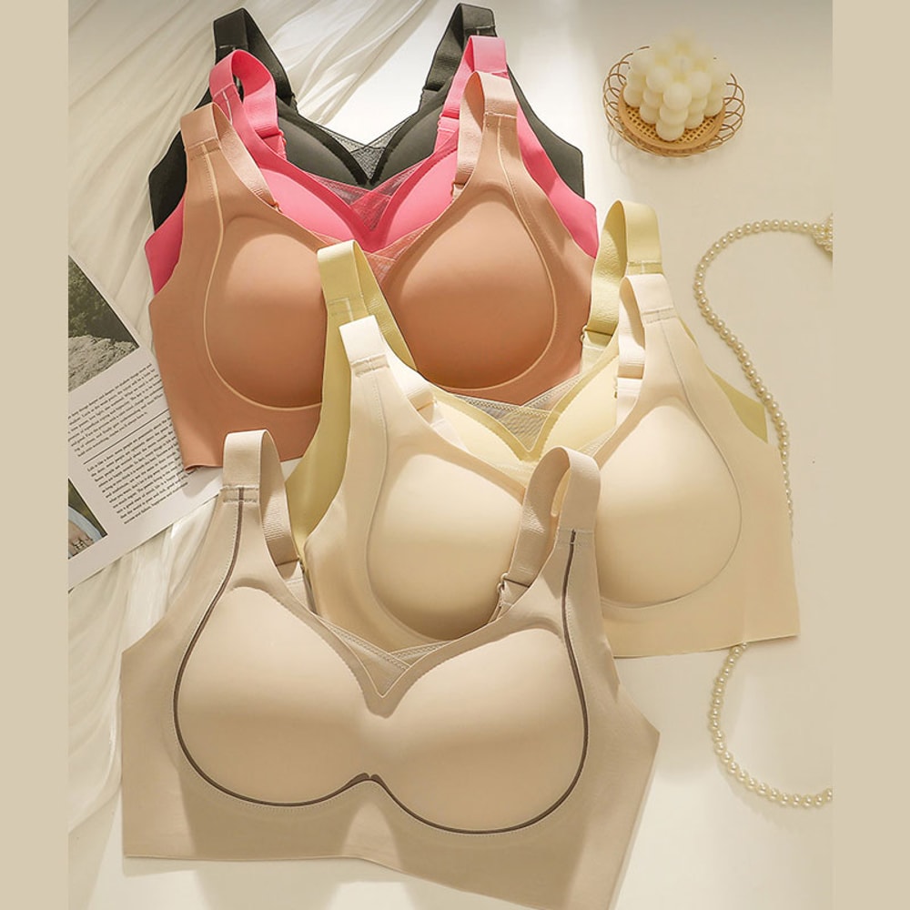 ComfortLift Seamless Minimizer Bra For Women Wireless Full Coverage Push Up Support 2