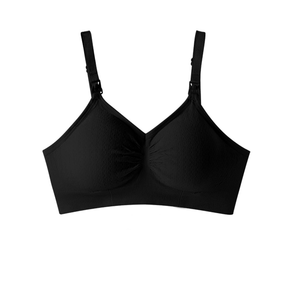 ComfortLatch Seamless Nursing Bra For Breastfeeding Moms Breathable Maternity Support Bra 7
