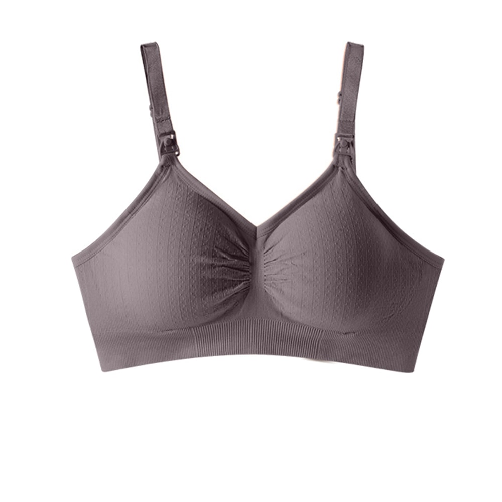 ComfortLatch Seamless Nursing Bra For Breastfeeding Moms Breathable Maternity Support Bra 8