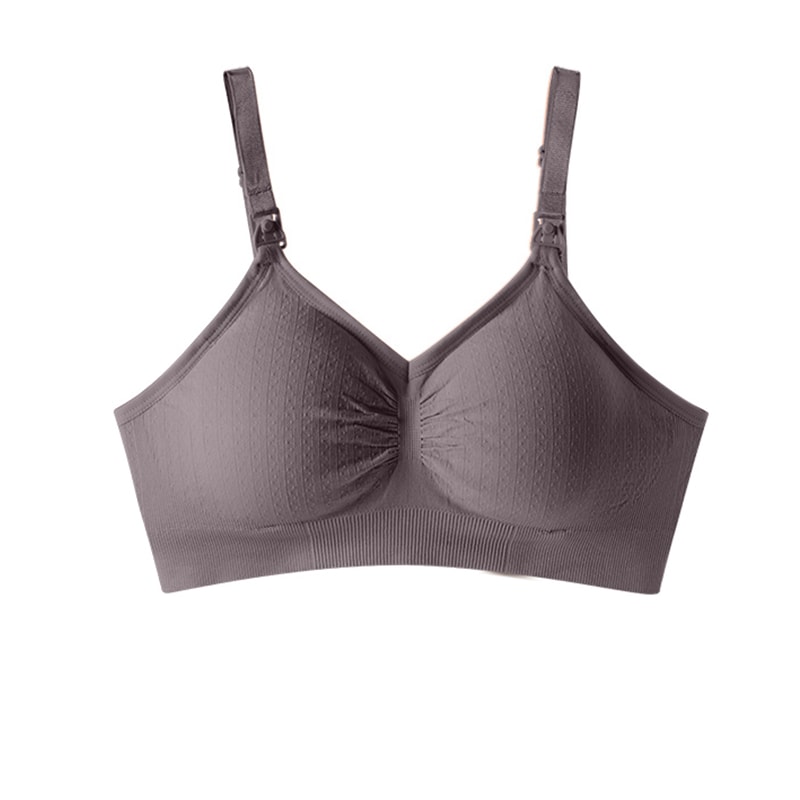 ComfortLatch Seamless Nursing Bra For Breastfeeding Moms Breathable Maternity Support Bra 8