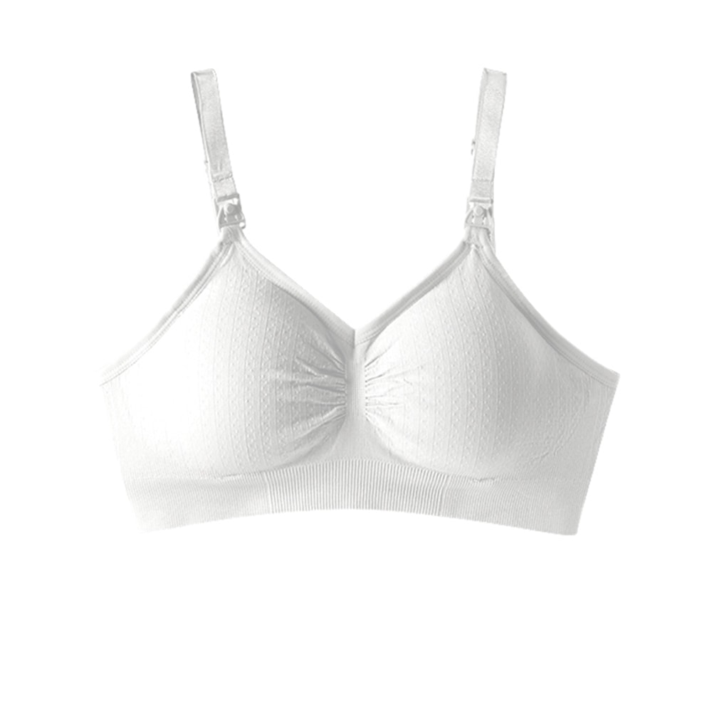 ComfortLatch Seamless Nursing Bra For Breastfeeding Moms Breathable Maternity Support Bra 9
