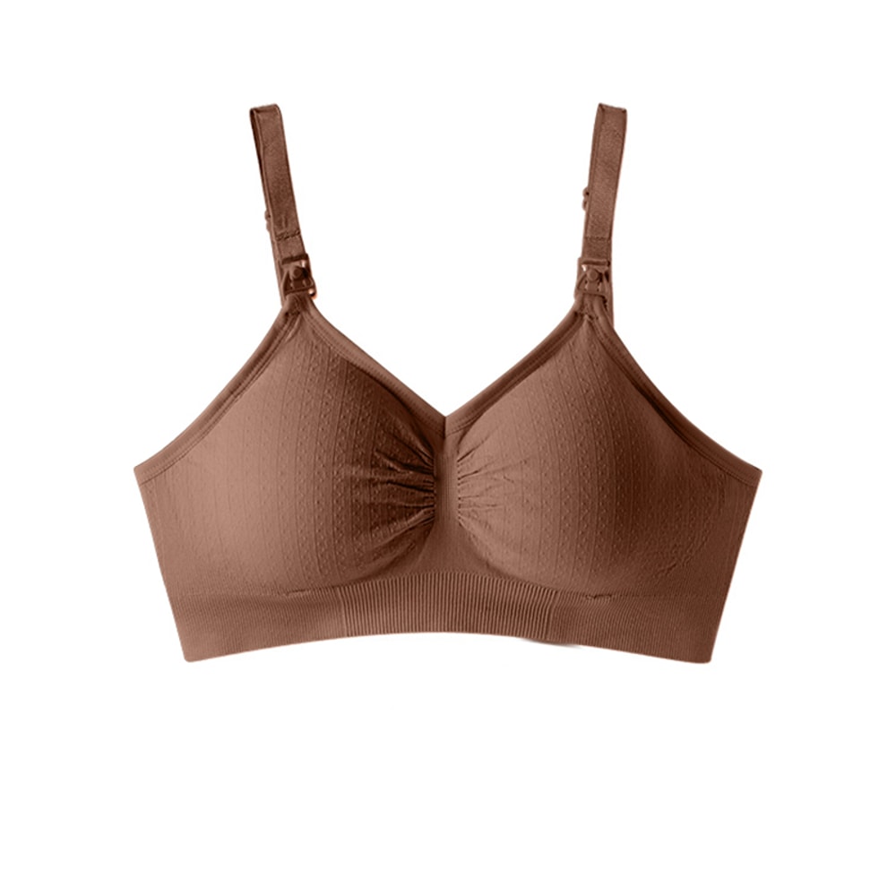 ComfortLatch Seamless Nursing Bra For Breastfeeding Moms Breathable Maternity Support Bra 10