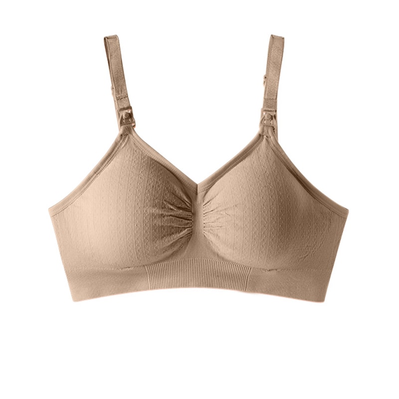ComfortLatch Seamless Nursing Bra For Breastfeeding Moms Breathable Maternity Support Bra 11