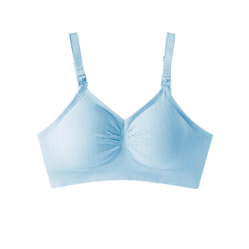 ComfortLatch Seamless Nursing Bra For Breastfeeding Moms Breathable Maternity Support Bra 13