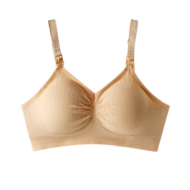 ComfortLatch Seamless Nursing Bra For Breastfeeding Moms Breathable Maternity Support Bra 6
