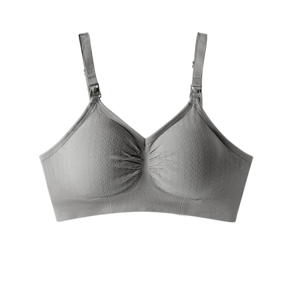ComfortLatch Seamless Nursing Bra For Breastfeeding Moms Breathable Maternity Support Bra 14