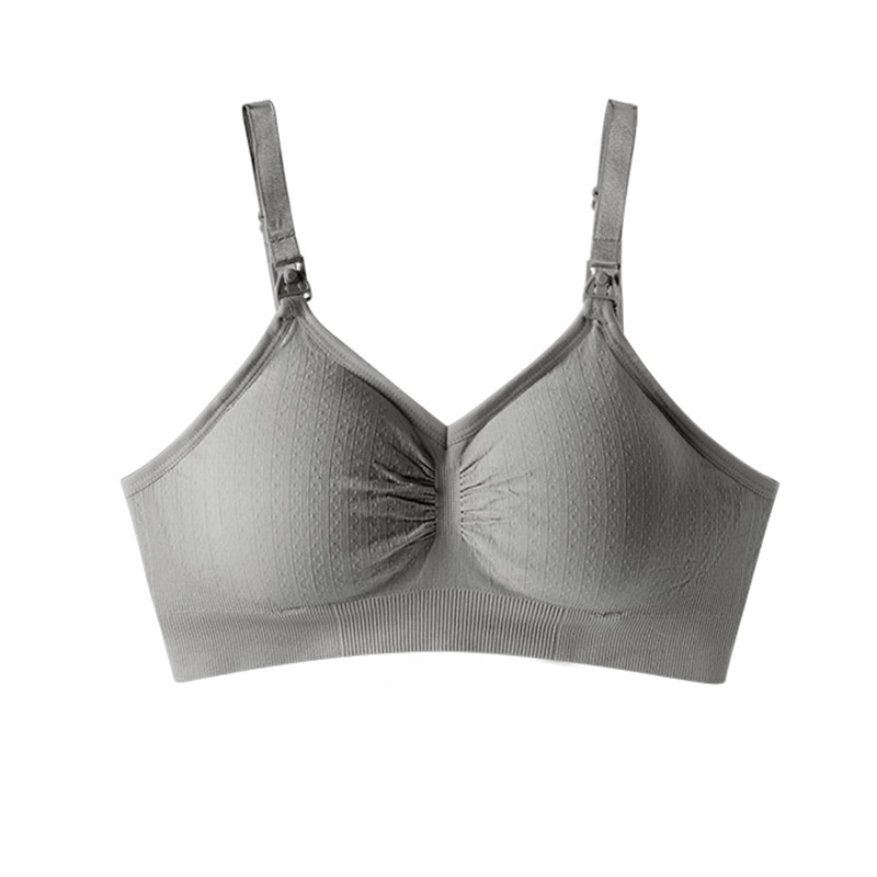 ComfortLatch Seamless Nursing Bra For Breastfeeding Moms Breathable Maternity Support Bra 14