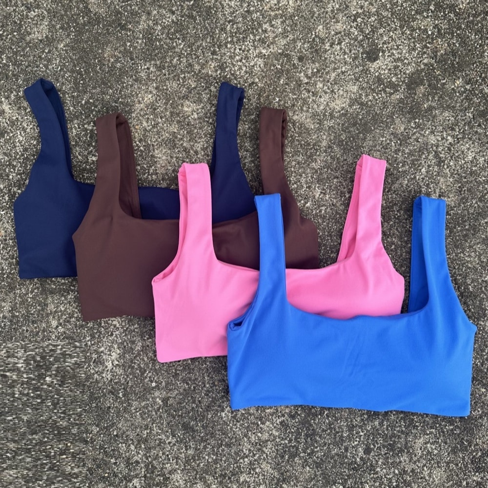 FlexBack Seamless Sports Bra For Women High Support Yoga Fitness Training Top 0