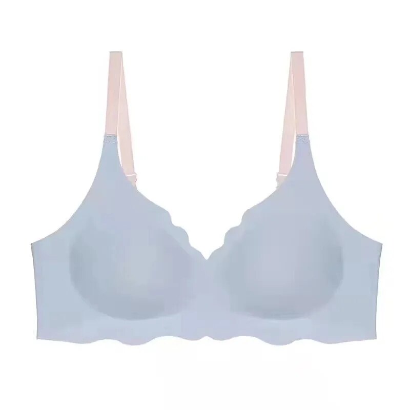 No Trace Top Womens Underwear No Steel Ring Pure Desire Comfortable Upper Support Sling Adjustable 2