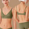 ComfortLift Seamless Wireless Push Up Bra For Women Deep V Padded Bralette 3