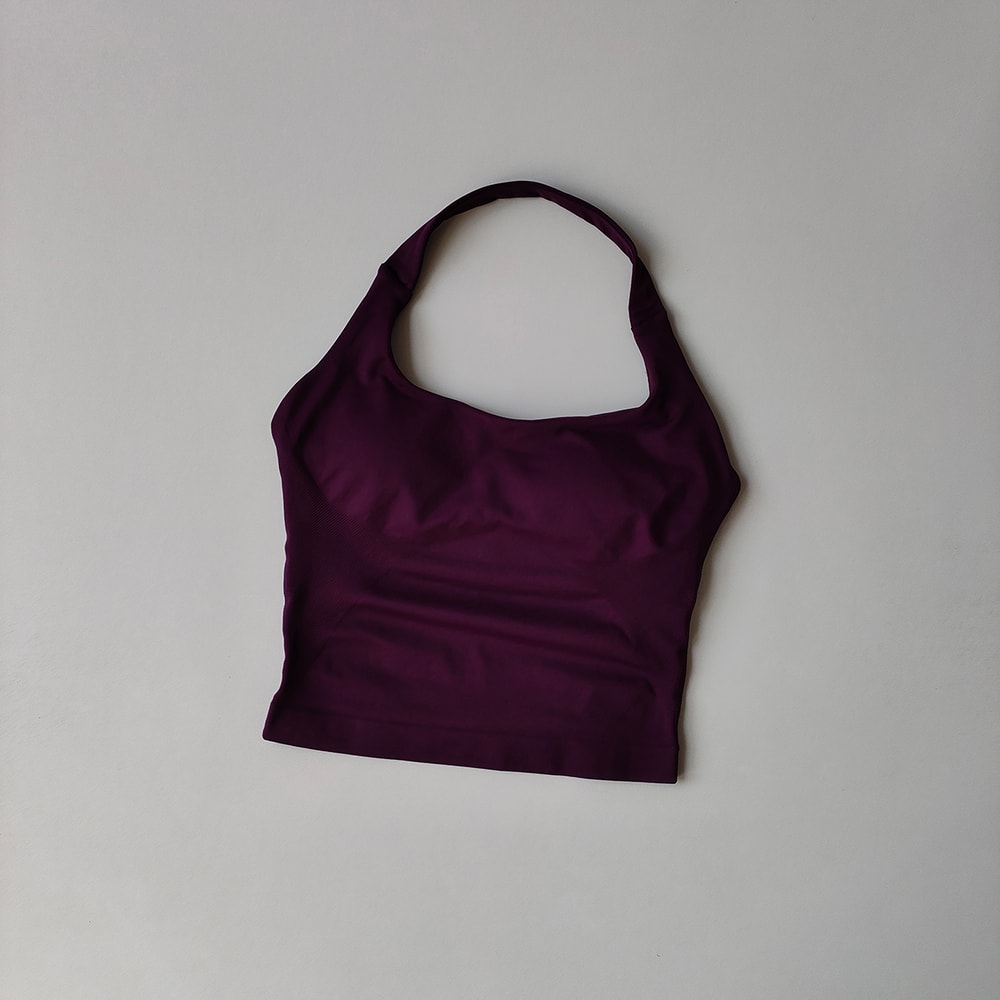FlexCurve Backless Sports Bra For Women Breathable Yoga Top Gym Fitness Crop Bra 1