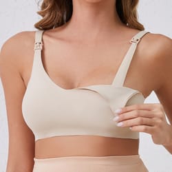 momease seamless maternity nursing bra – wireless comfort bra for pregnancy & breastfeeding