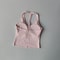 Womens Halter V Neck Sport Bra – Beautiful Back Yoga & Running Fitness Top