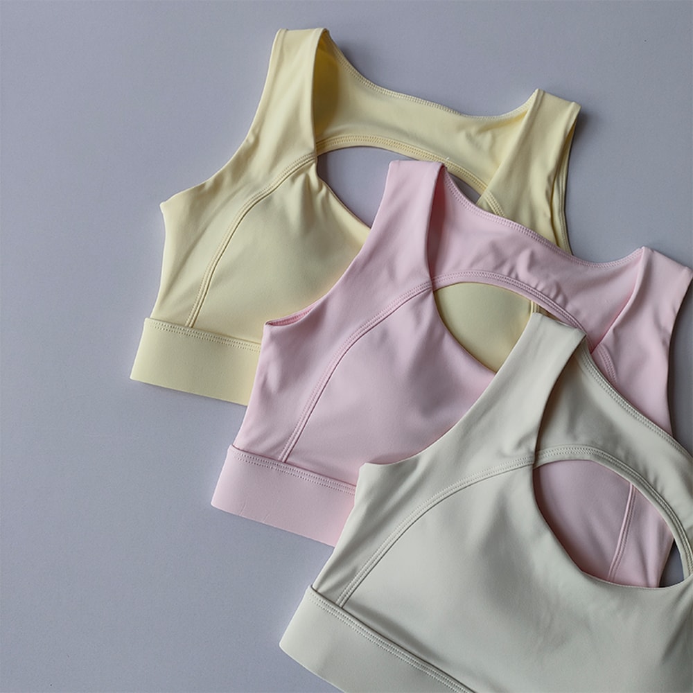 Premium High Support Running & Yoga Sports Bra – Anti Sagging Shockproof Fitness Top