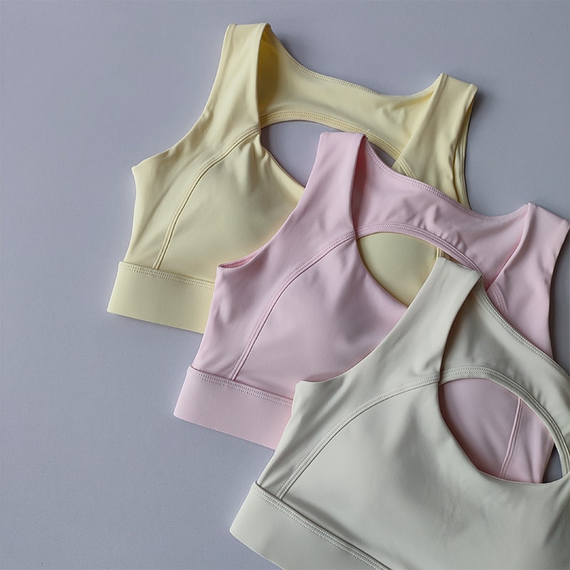 Premium High Support Running & Yoga Sports Bra – Anti Sagging Shockproof Fitness Top