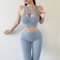 Sexy Women's Yoga Sports Bra – Breathable, Elastic, Removable Pad Top