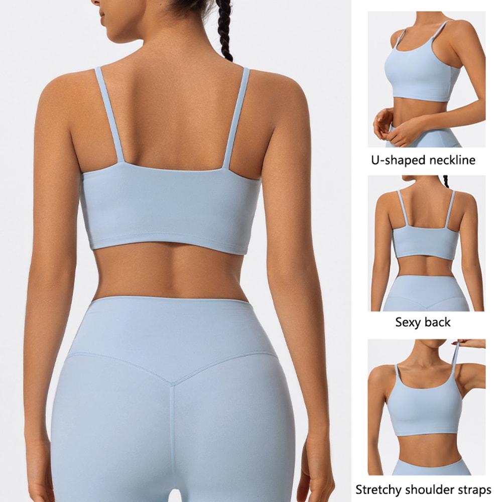Premium Quick Dry Push Up Sports Bra Quick Dry Yoga Top For Women Breathable Gym Workout Fitness 1